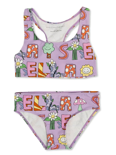 STELLA MC CARTNEY LETTERING BIKINI